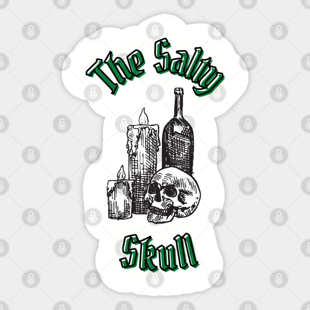 The Salty Skull OG Sticker by nikcooper